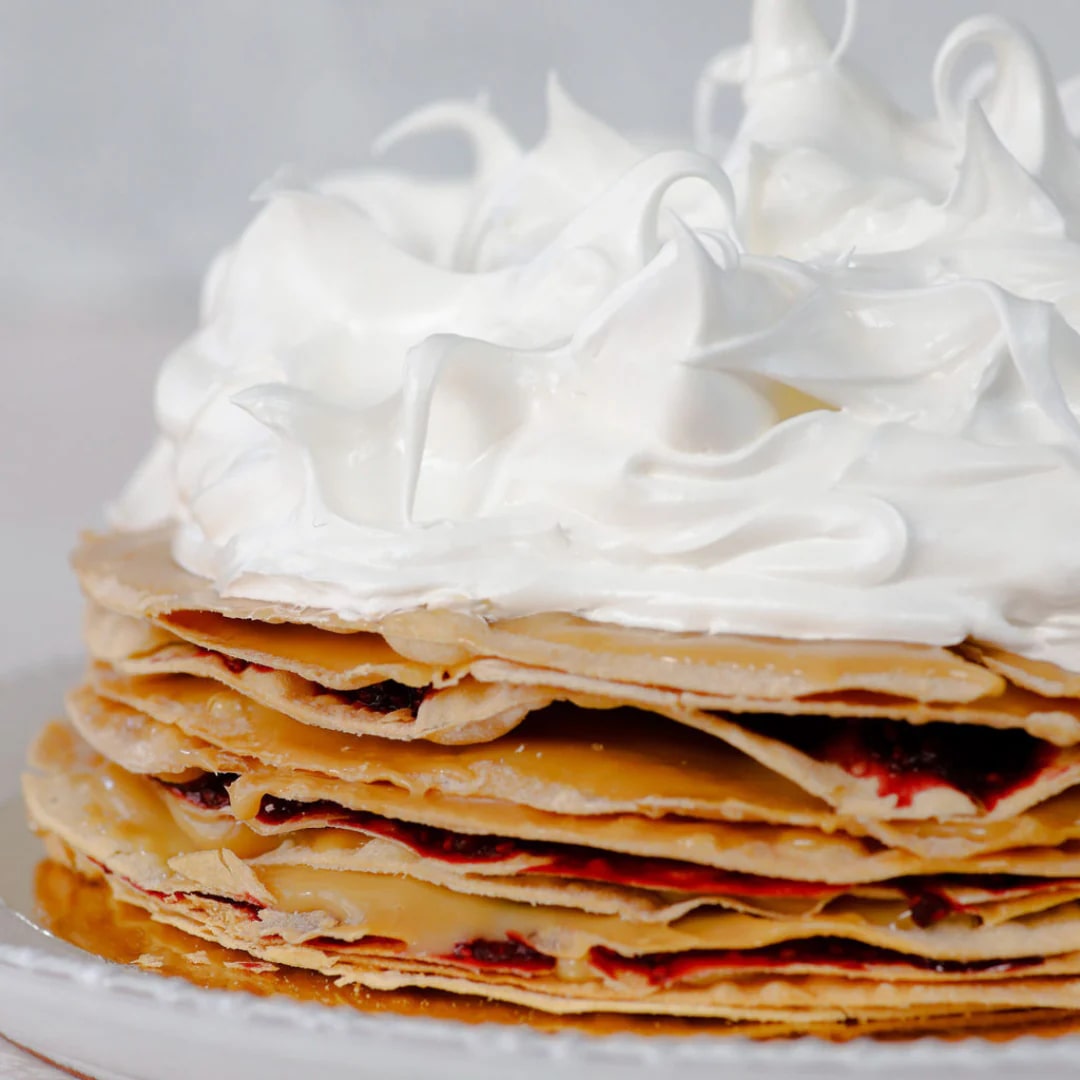 Hojarasca Frambuesa Merengue