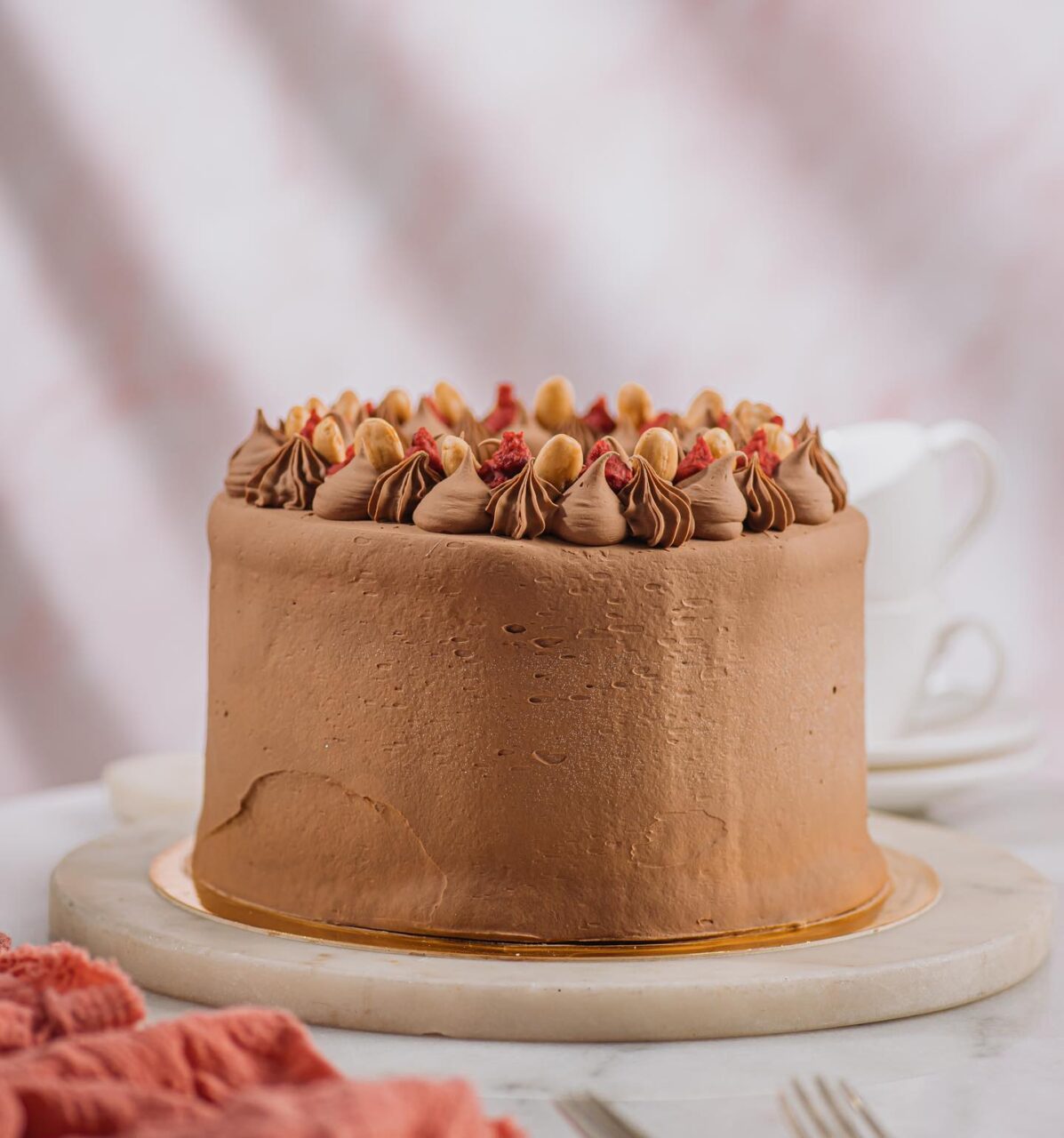 Torta Vegana de Chocolate y Frambuesa