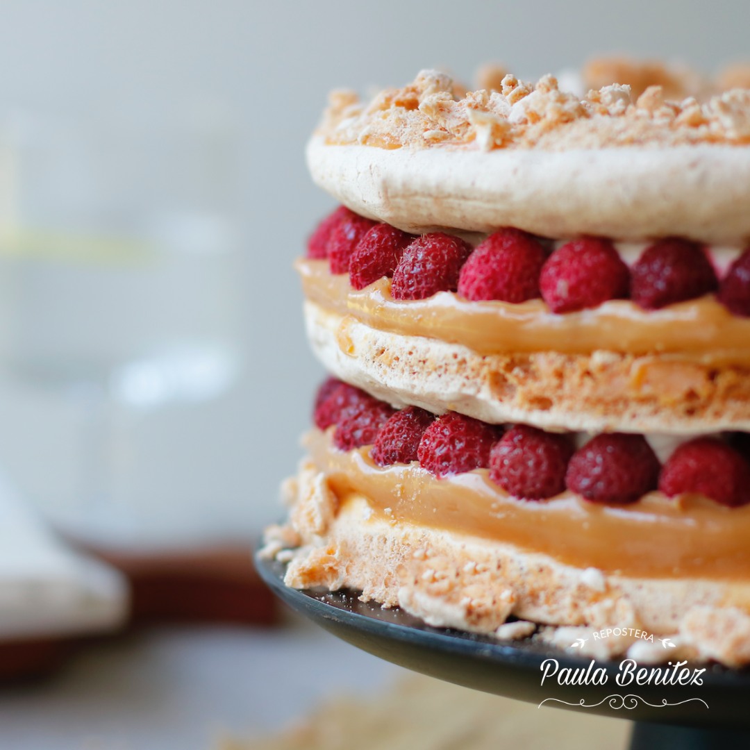 Torta Crocante de frambuesa