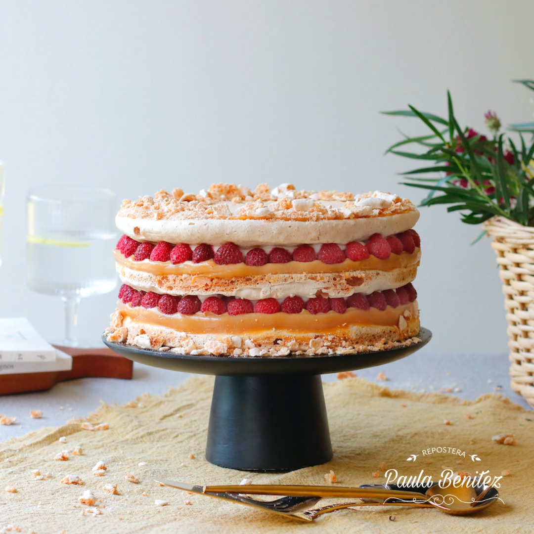 Torta Crocante de frambuesa