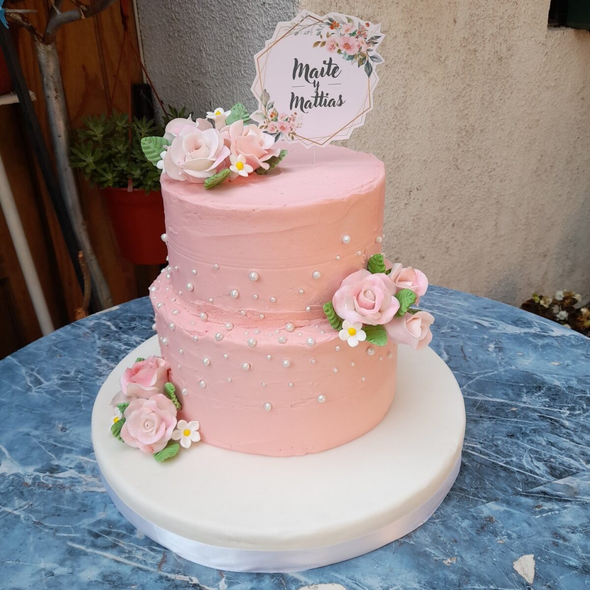 Torta Novios Frostin Mantequilla