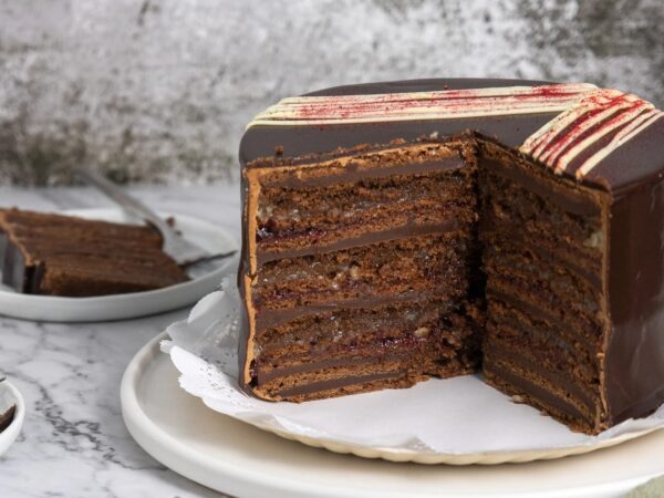 Panqueque Chocolate Trufa Frambuesa