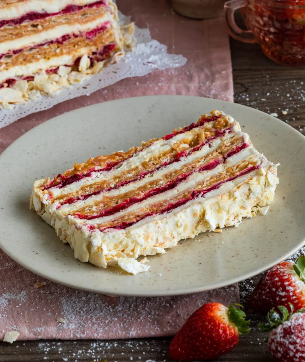 Mil Hojas Manjar Frambuesa