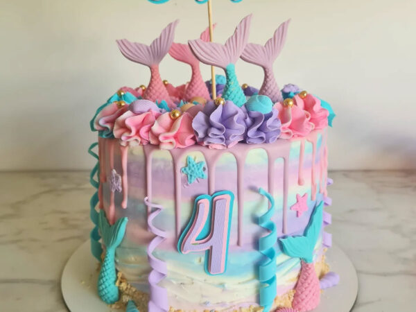 Torta Diseño Sirenas