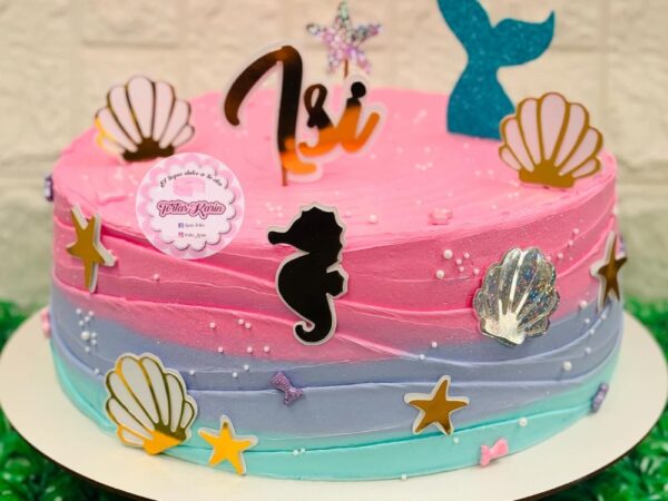 Torta Diseño Fondo De Mar