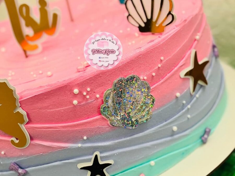 Torta Diseño Fondo De Mar