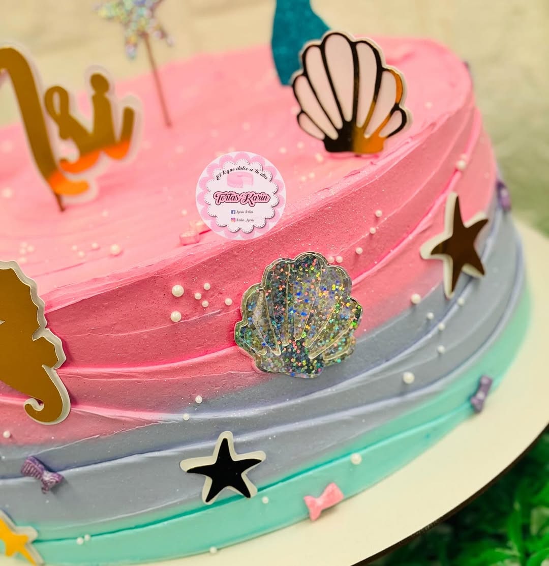 Torta Diseño Fondo De Mar