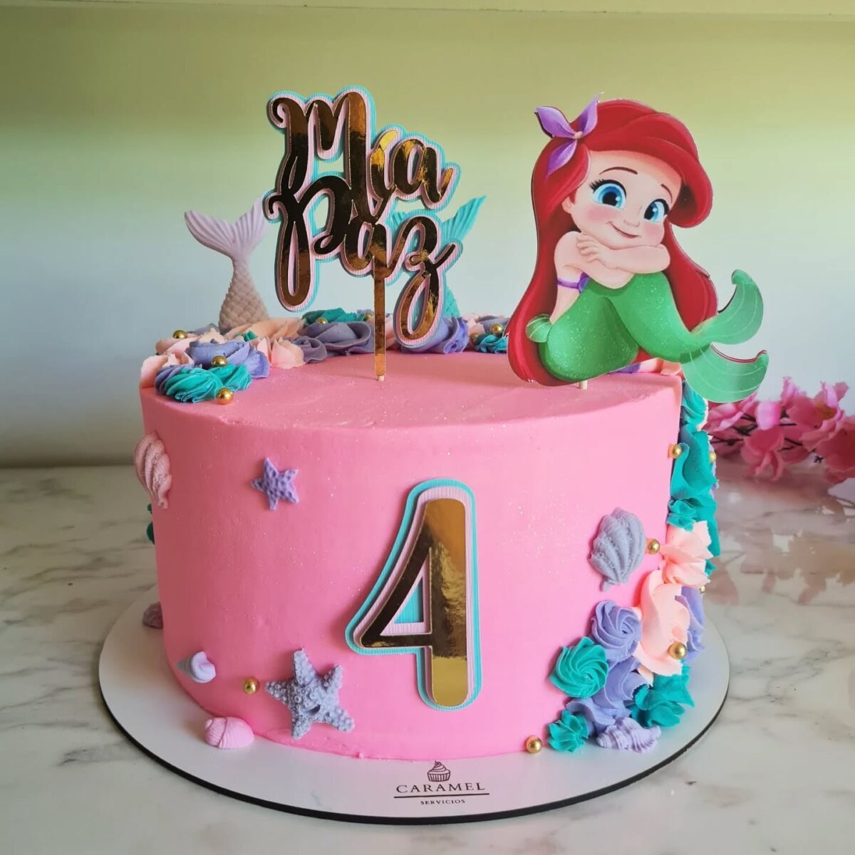 Torta Diseño La Sirenita