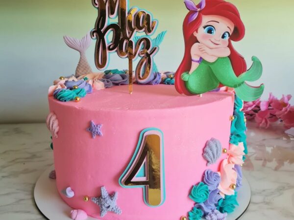 Torta Diseño La Sirenita
