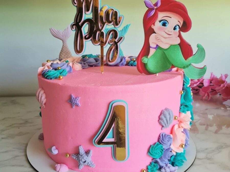 Torta Diseño La Sirenita