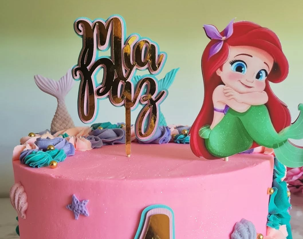 Torta Diseño La Sirenita