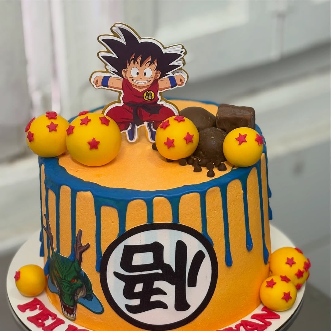 Torta diseño Goku