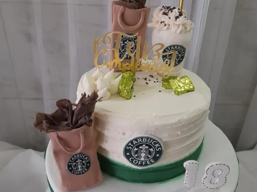 Torta Diseño Starbucks