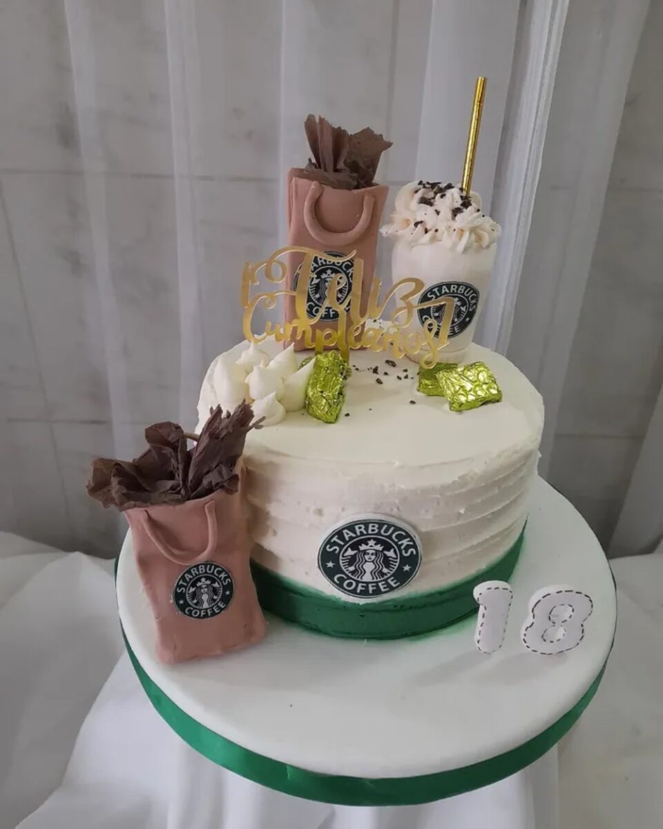 Torta Diseño Starbucks