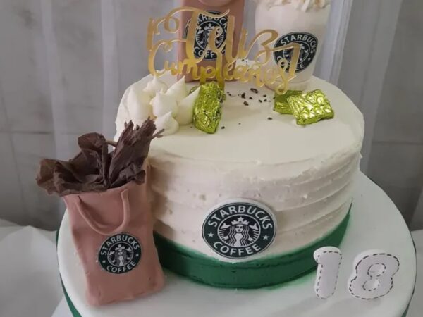 Torta Diseño Starbucks