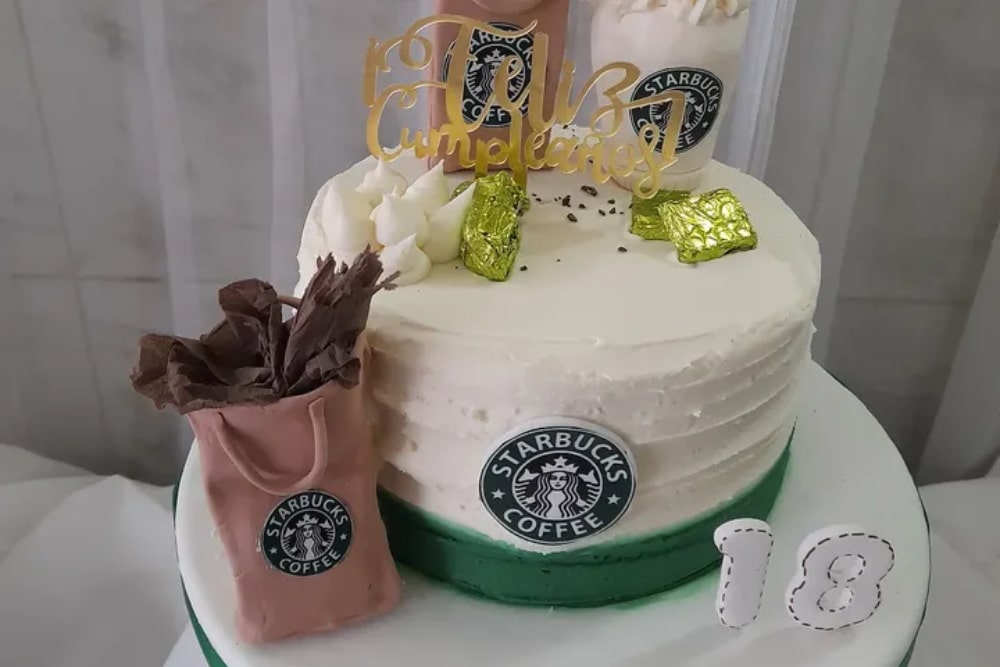 Torta Diseño Starbucks