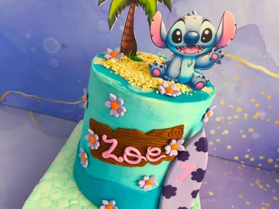 Torta Diseño Lilo y Stitch