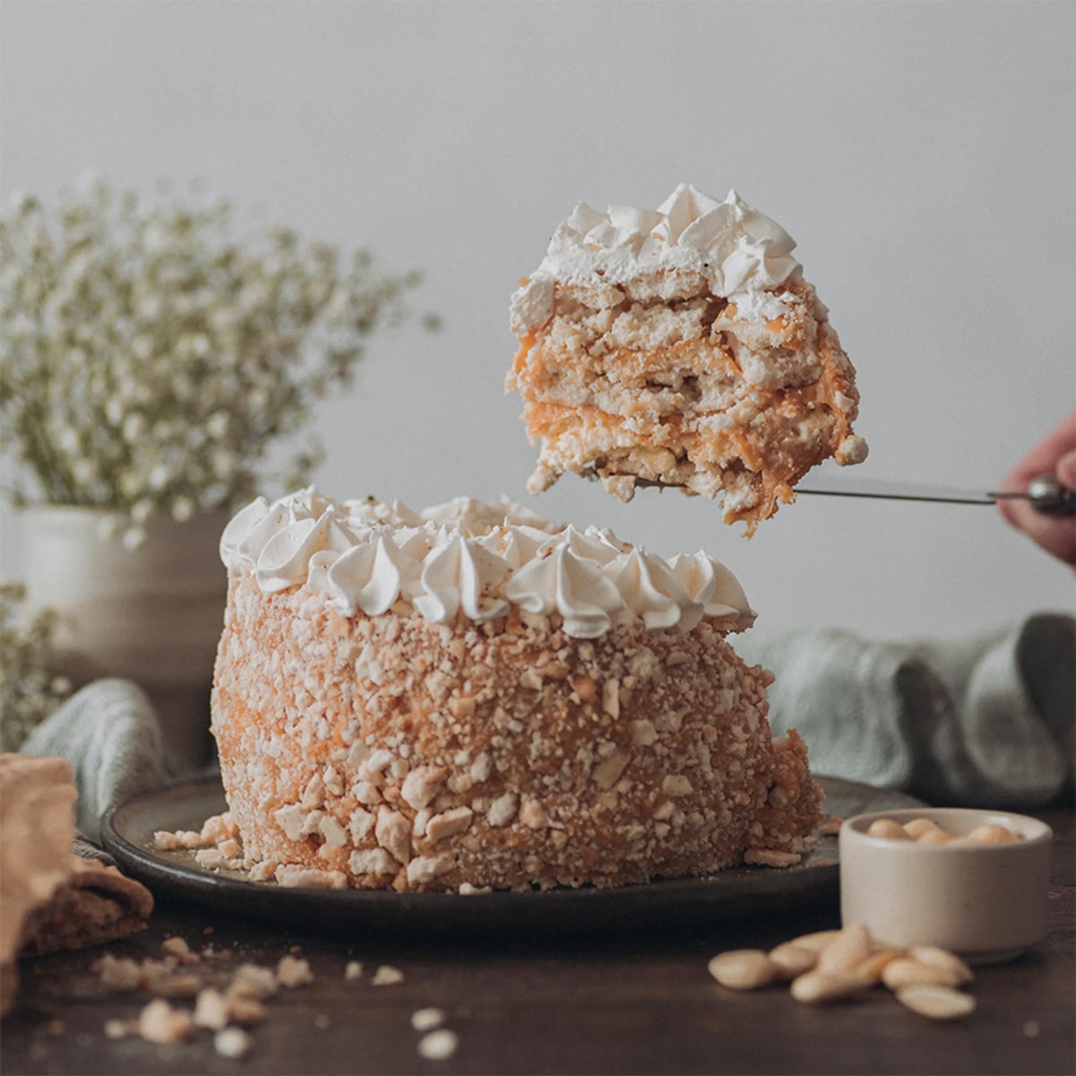 Torta merengue otoño