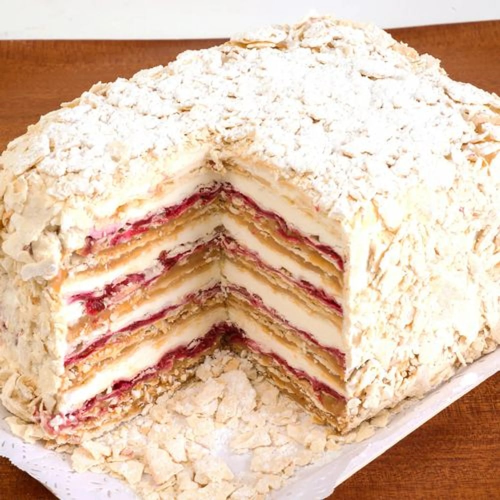 Mil Hojas Manjar Frambuesa