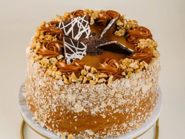 Torta Hoja Manjar Nuez