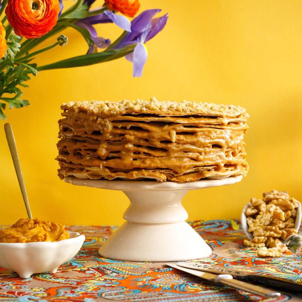 Torta Manjar Lúcuma Nuez