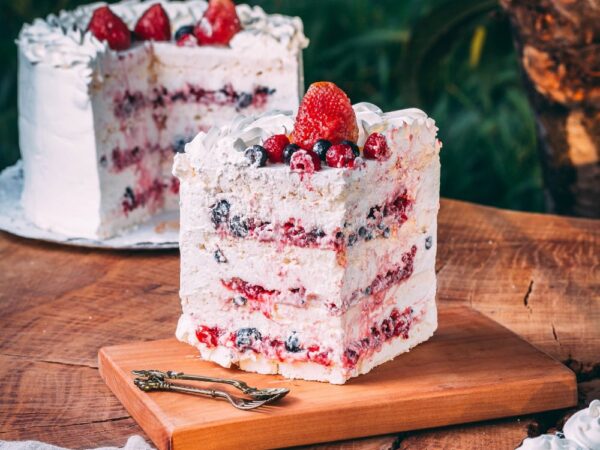 Torta de merengue helada