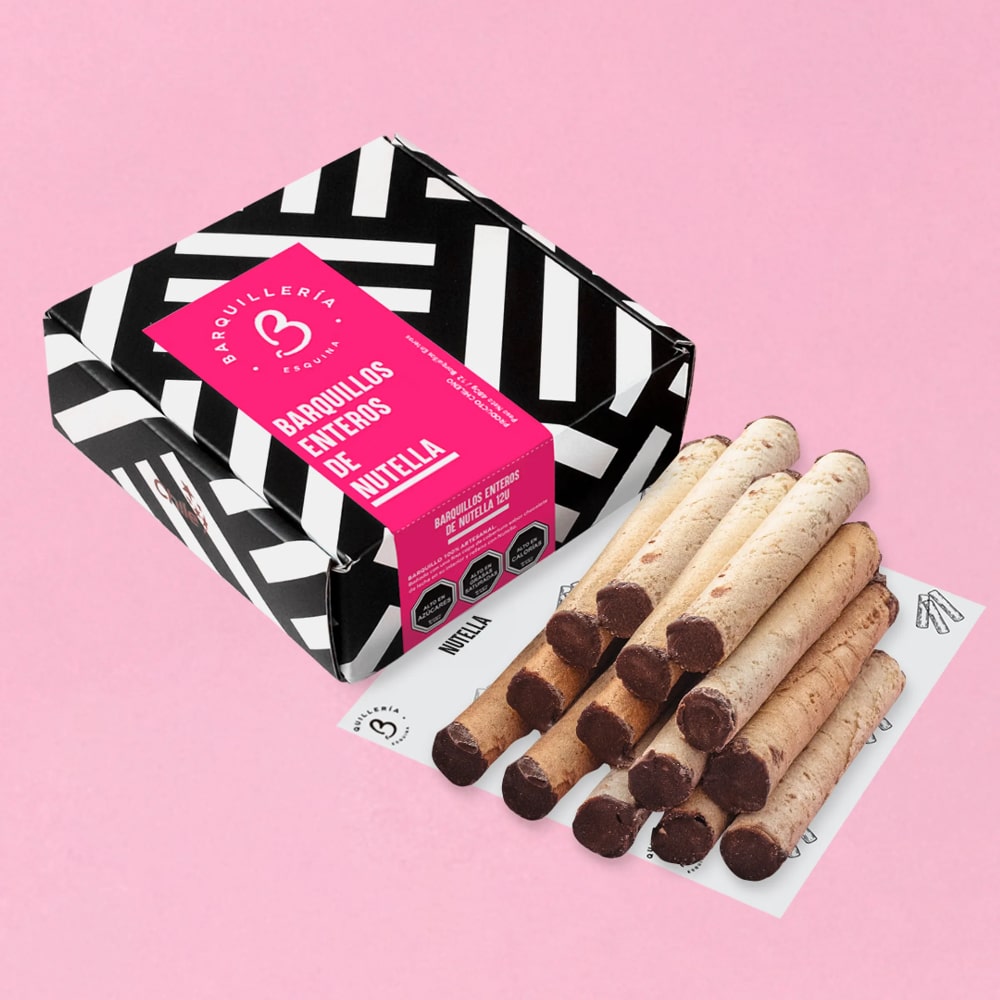 Barquillos Nutella Caja de 12u