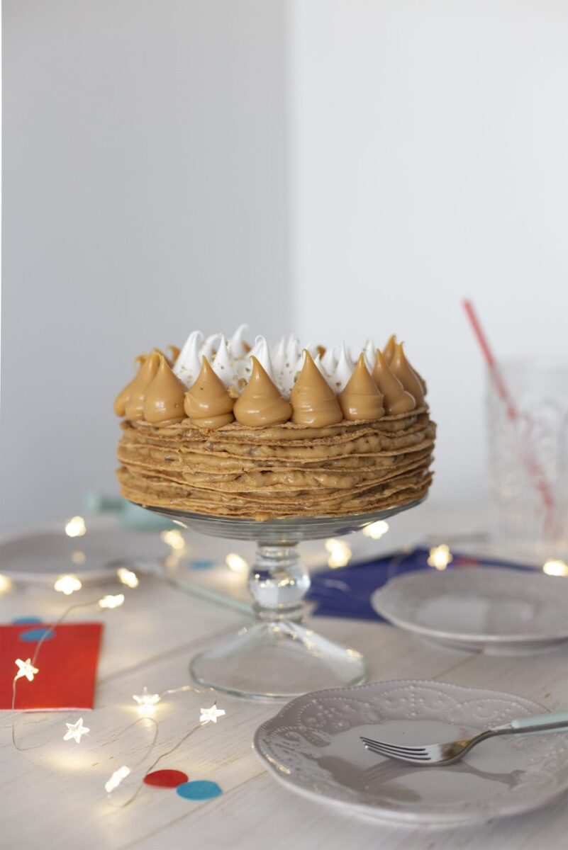 Torta Hojarasca Manjar Nuez