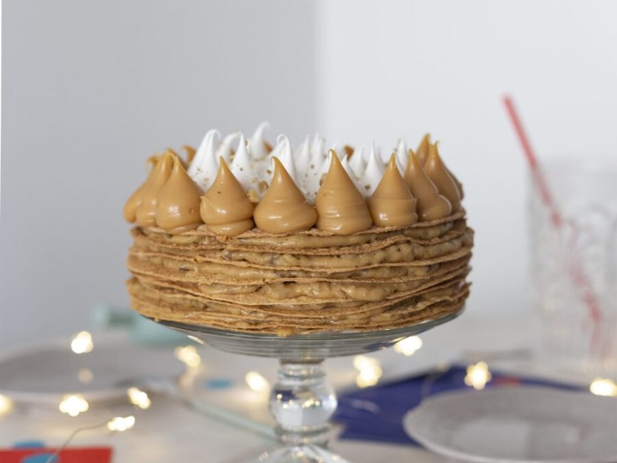 Torta Hojarasca Manjar Nuez