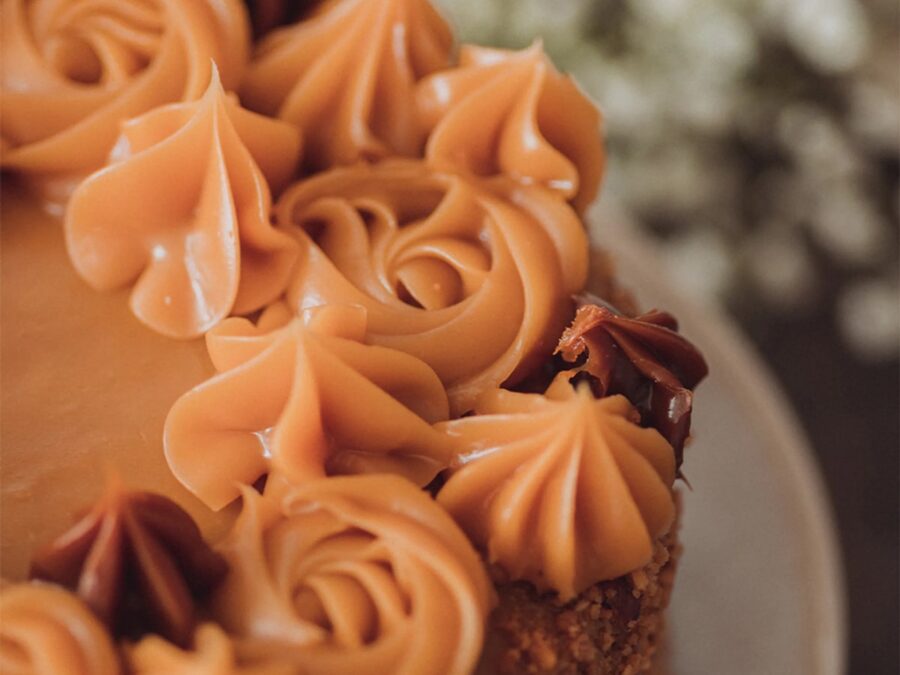 Torta almendra crocante